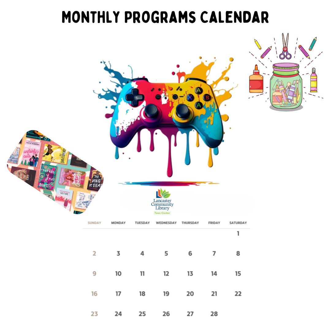 Teen Programs Calendar