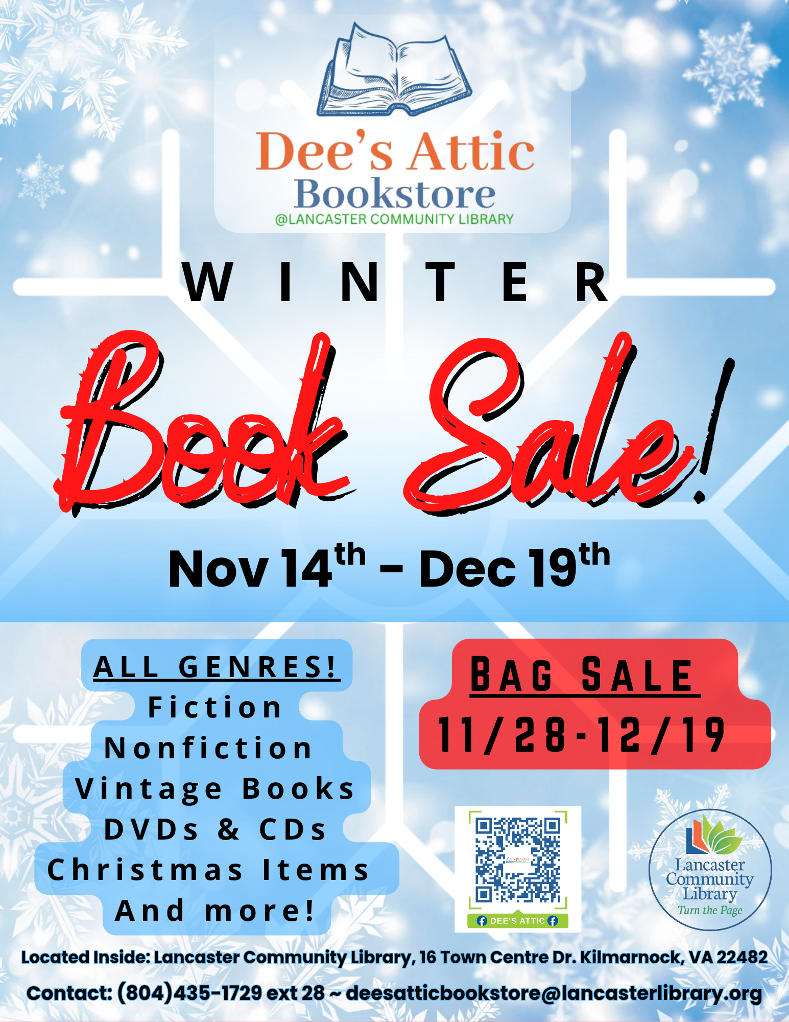 Winter Book Sale 2026