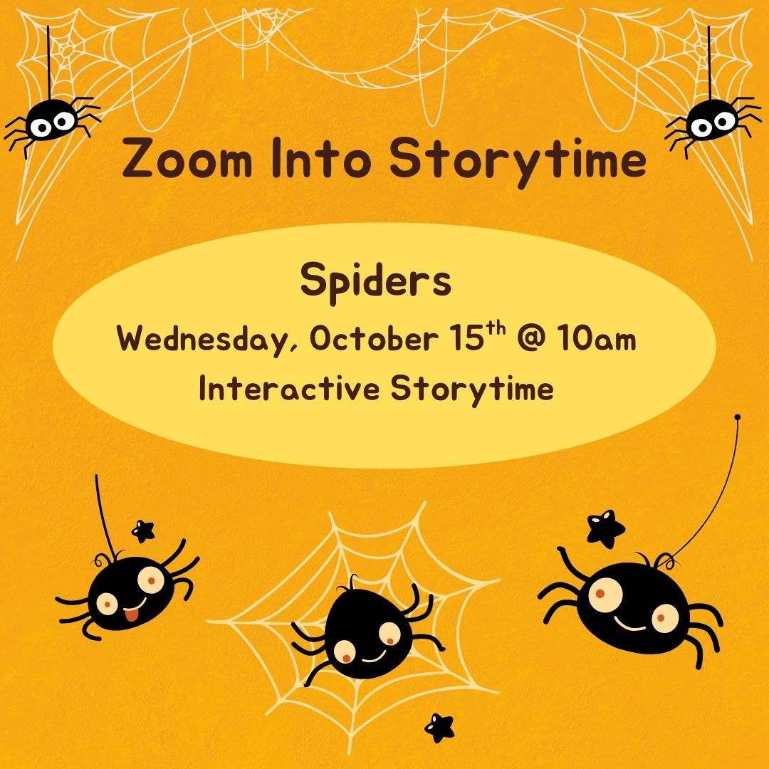 Zoom Into Storytime spiders